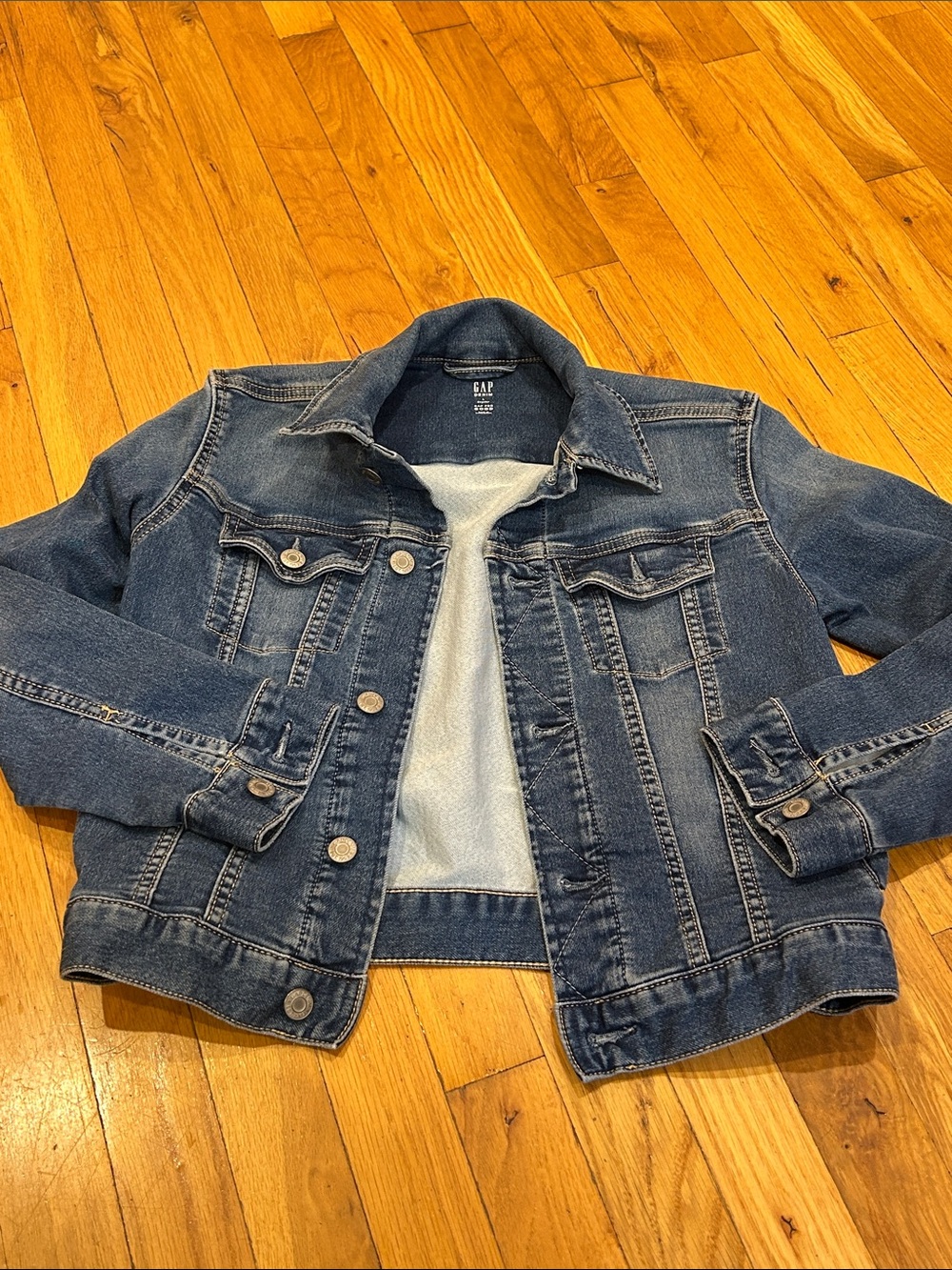 GAP Kids Dark Indigo Denim Jacket
